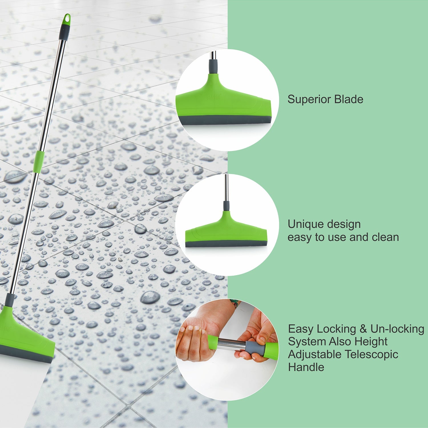 8708 Ganesh Telescopic Bathroom Wiper 12 Inch (30 cm) DeoDap 8708 Ganesh Telescopic Bathroom Wiper 12 Inch (30 cm) DeoDap